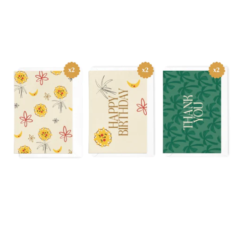 Mixed Pack of 6 Cards - Luma