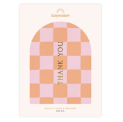 Pack of 6 Cards & Envelopes - Thank You
