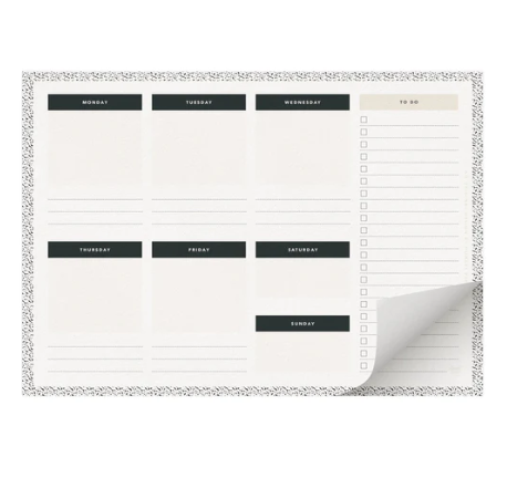 Weekly Plan A4 Notepad