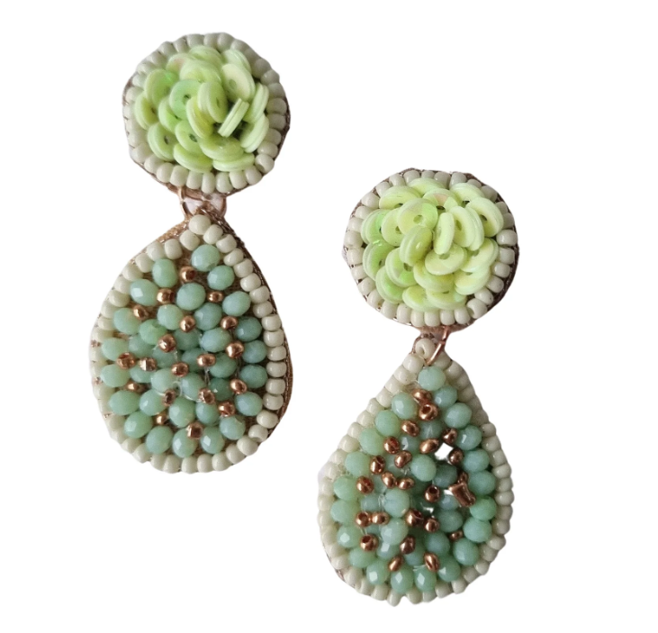 Beaded Earrings - Aubrey