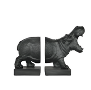 Bookend Set - Hippo