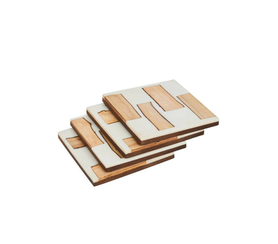 Alma Coaster Set - Ivory