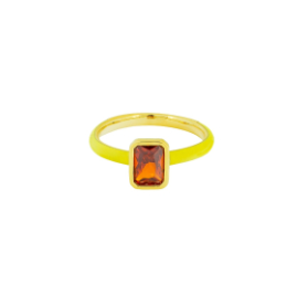 Gold Alexis Ring - Garnet