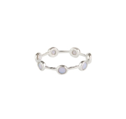 Santorini Circle Band Ring - Silver