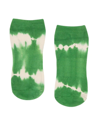 Classic Low Rise Grip Socks - Forest Tie-Dye