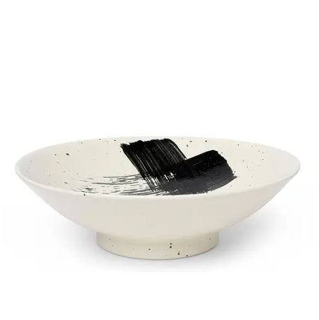 Brush Stroke Serving Bowl
