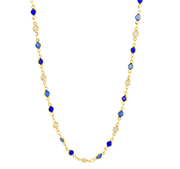 Shady Blues Necklace - Gold