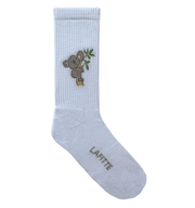 LAFITTE Crew Socks - Koala - White (W8-12, M6-11)