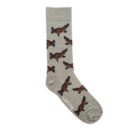 LAFITTE Socks - Platypus - Marle Grey (W8-12, M6-11)