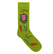 LAFITTE Socks - Protea - New Lime (W8-12, M6-11)