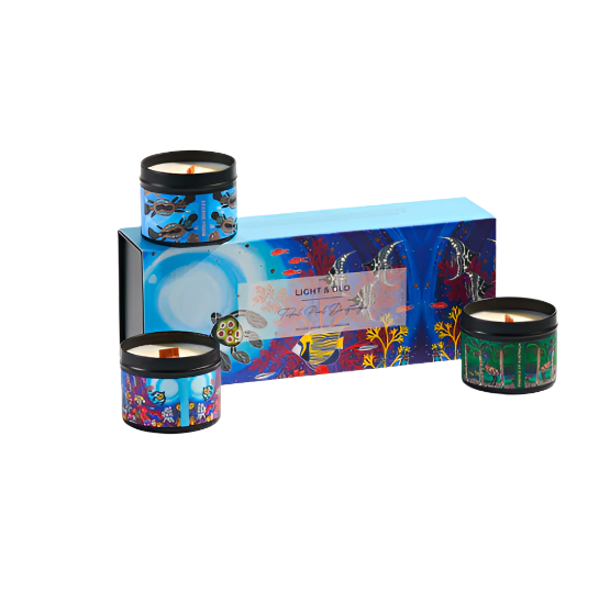 Travel Candle Trio Set - Soul Australiana - Tidal Pool Driftings