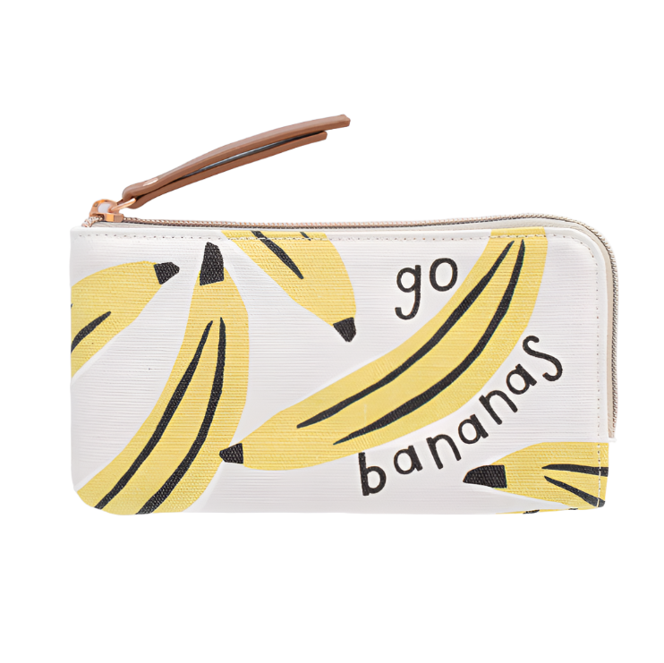 CG Padded Zip Pouch - Go Bananas