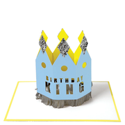 Crowned Birthday King Card