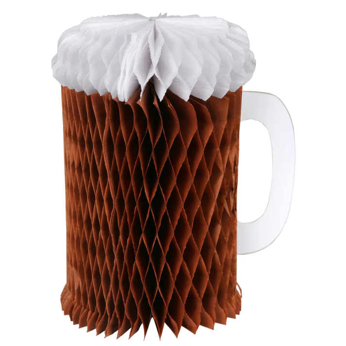 Happy Beerday Honeycomb Stand Up