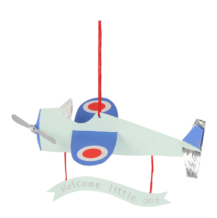 Aeroplane Baby Card