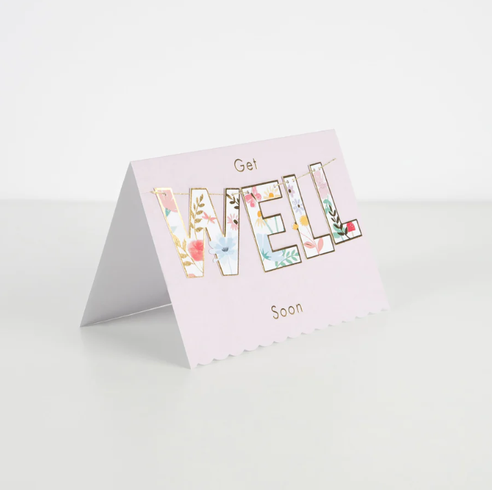 Get Well Soon Garland Card