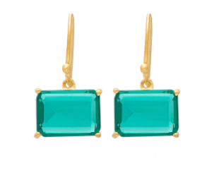 Apatite Glass Earrings