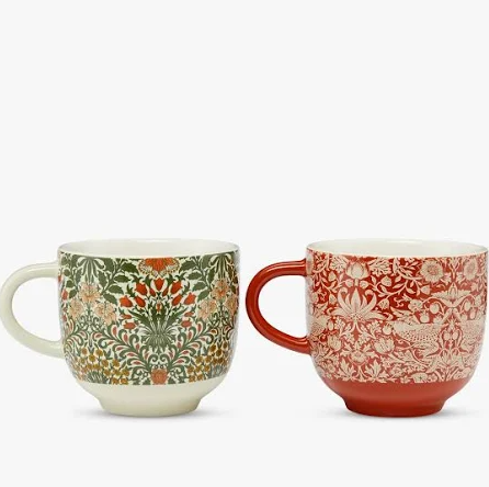 Two Assorted Fine China Mugs