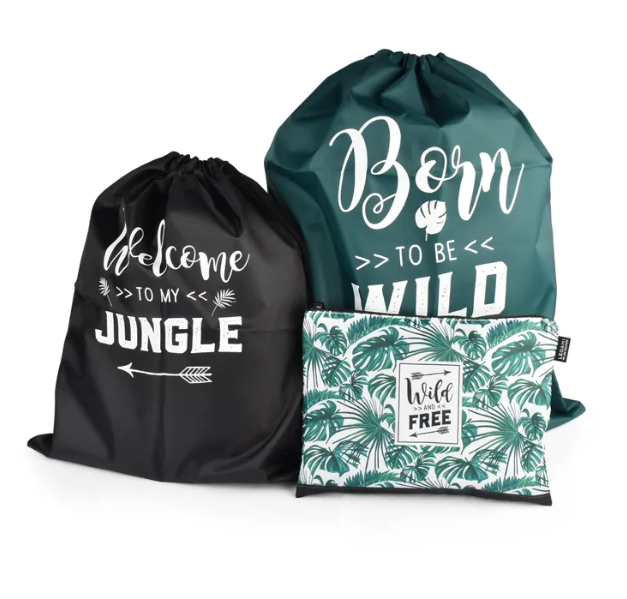 Set of 3 Travel Bags - Jungle