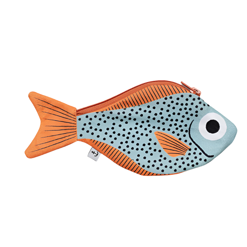 Sweeper Fish Purse - Aqua