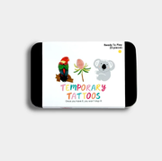 Temporary Tattoos In A Tin - Australian Flora Fauna
