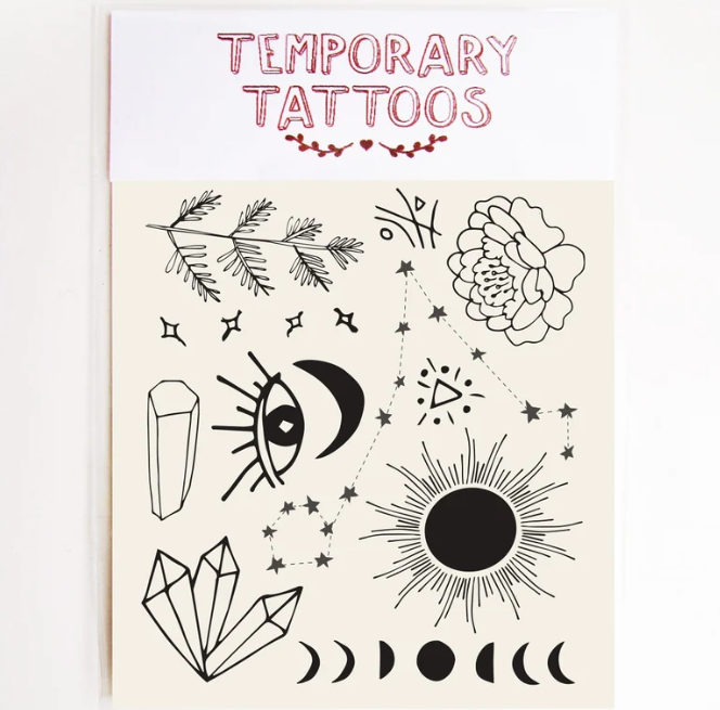 Temporary Tattoos - Sun & Moon