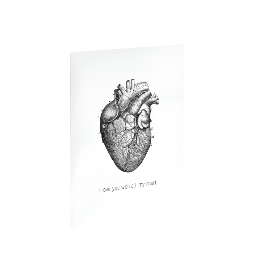 I Love You With All My Heart Card