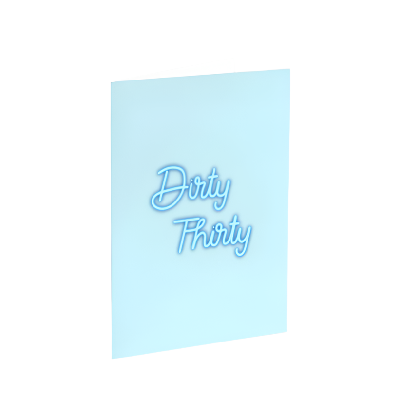 Dirty Thirty Card