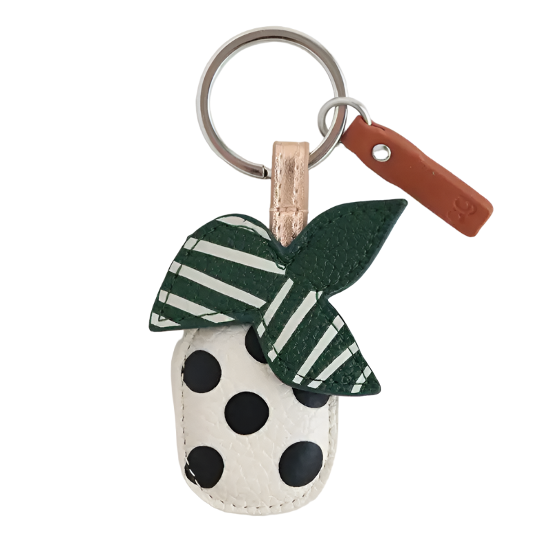 CG Vegan Leather Keyring  - House Plant