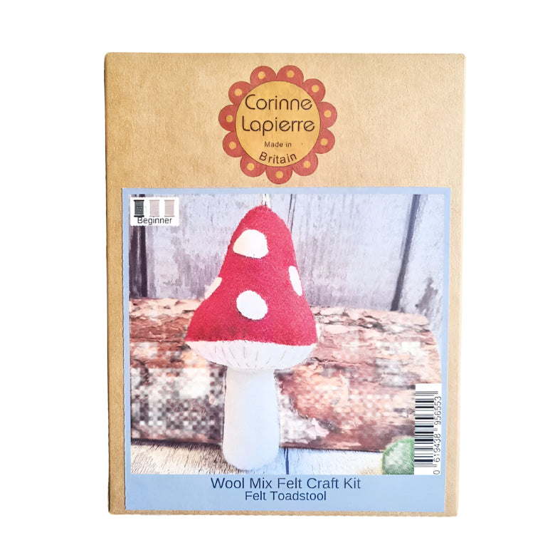 Mini Felt Craft Kit - Toadstool