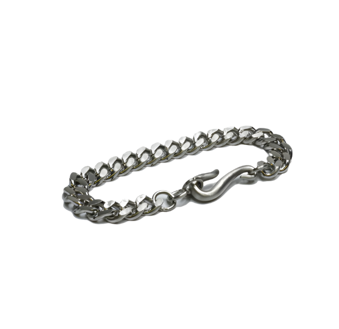 Curated Basics Bracelet - Steel Curb Chain