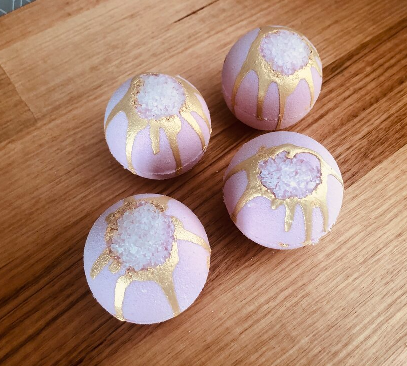 Goat Milk Bath Bomb - Rose Gold
