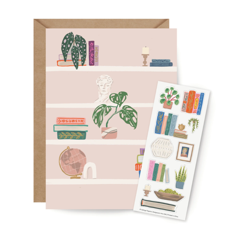 Sticker Scene Shelfie Card