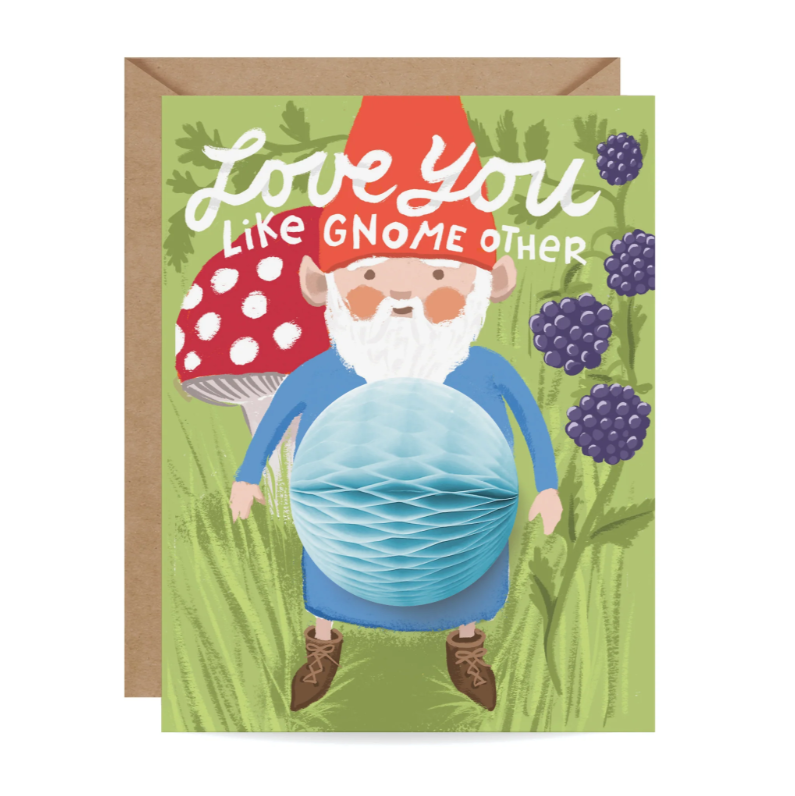 Pop-Up Gnome Card