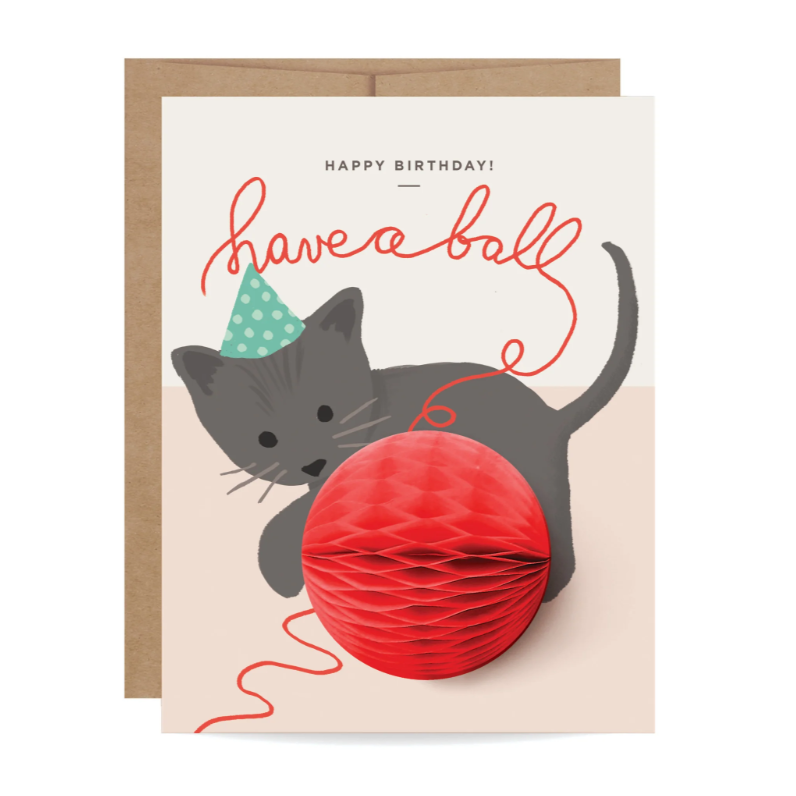 Pop-Up Kitten Card