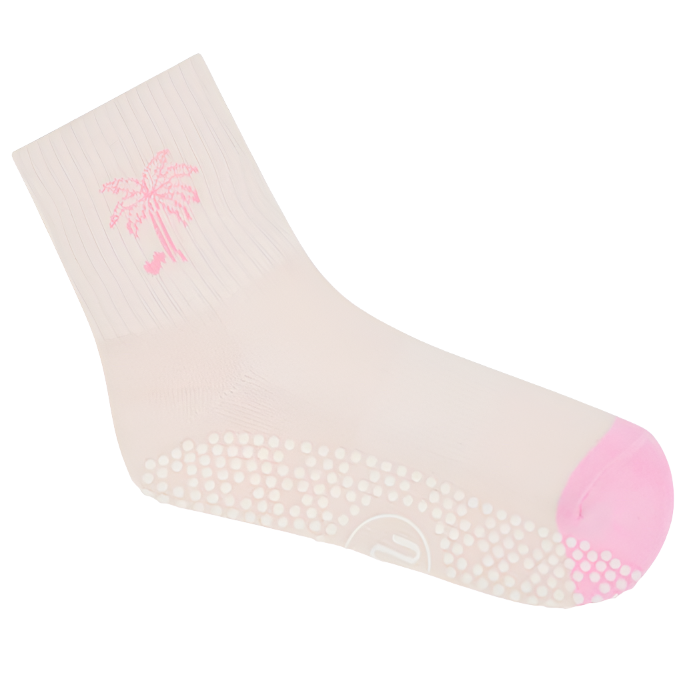 Crew Grip Socks - Pink Palms