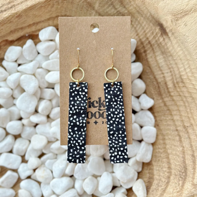 Belltown Drop Earrings - Speckle