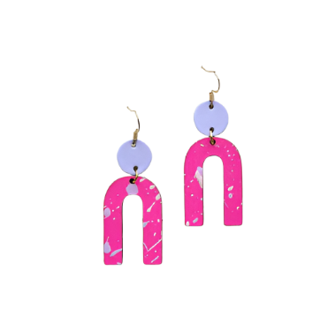 Dala Drop Earrings - Neon Nights