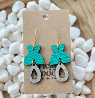Jho Drop Earrings - Coastal Waters