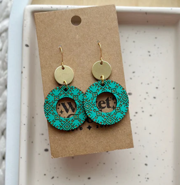 Lopez Drop Earrings - Coastal Waters
