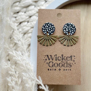 Thunderbird Stud Earrings - Speckles