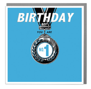 Medal Birthday Card