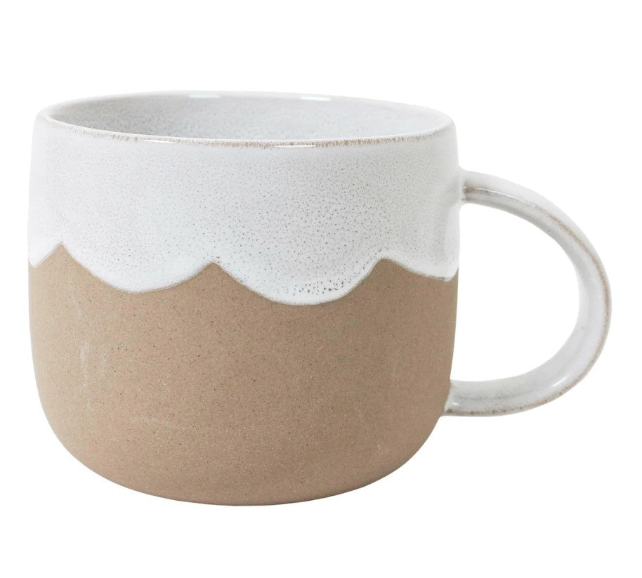 Scallop Set of 4 Mugs - Snow