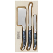 Debutant Cheese Knife Set of 3 - Marble Grey