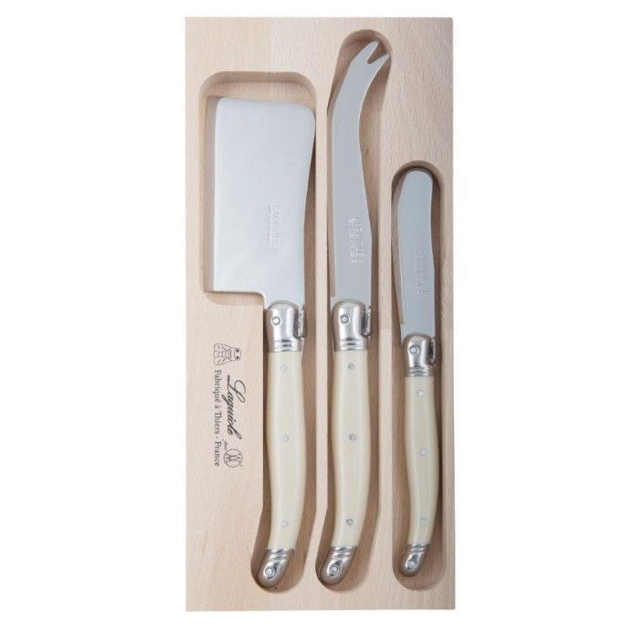 Debutant Cheese Knife Set of 3 - Ivory