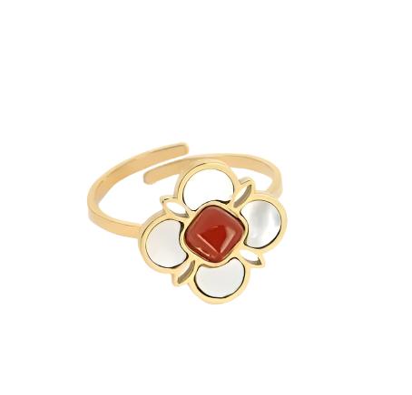 Zag Ring - Ambrose, Red