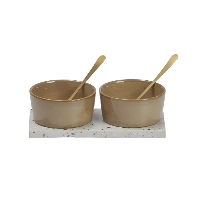 Antia 5 Piece Ceramic Serving Set