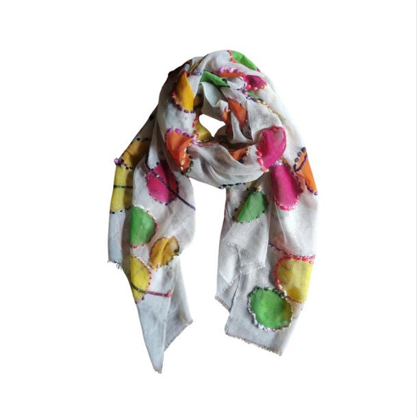 Pure Wool Winter Scarf AI3180YELLOW