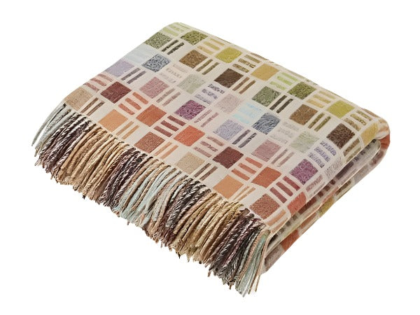 Ribbon Throw - Beige/Multi