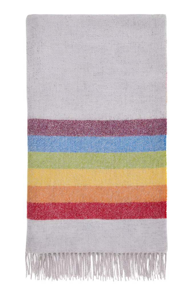 Grey Multi Pride Throw